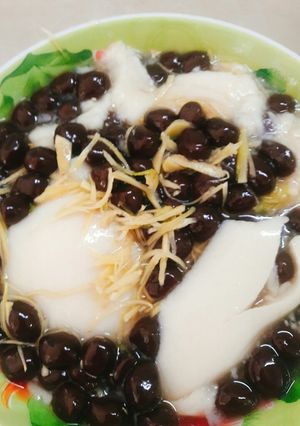 Hình của món Tàu hủ trân châu.