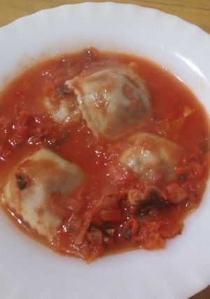 Una foto de Raviolones de espinaca