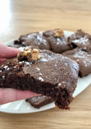 Une photo de Brownie avec le All-clad