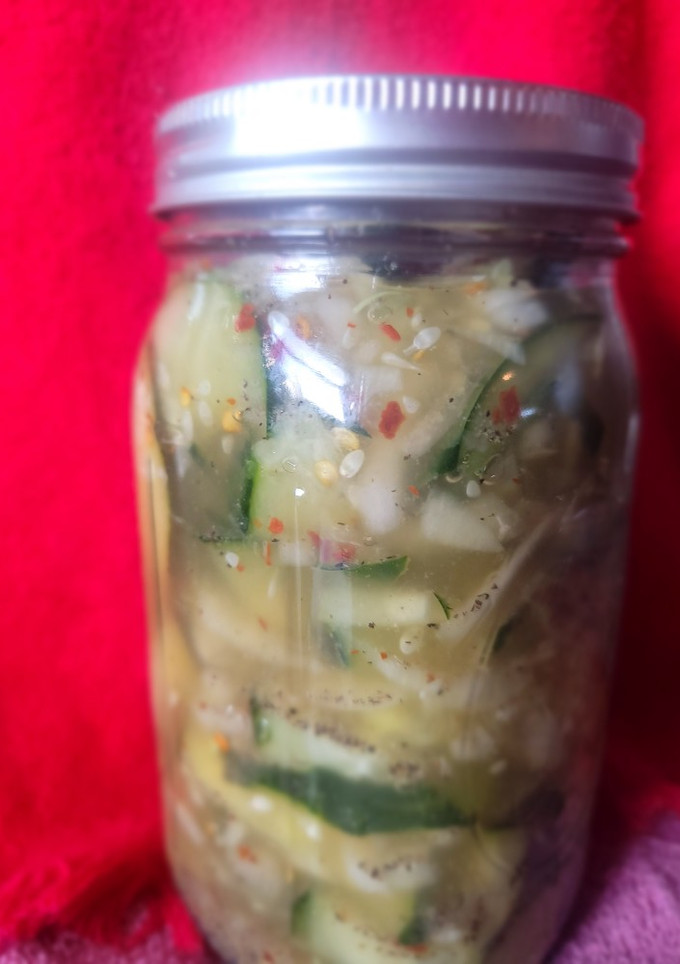 A picture of Cucumber & Onion Salad.