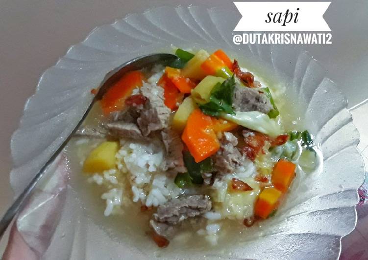 Resep Sop daging sapi (rempah), Maknyuss