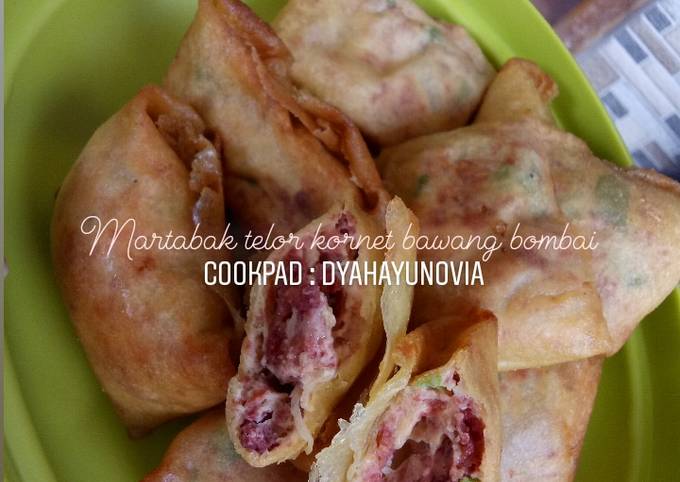 Anti Ribet, Bikin Martabak telor kornet Anti Gagal