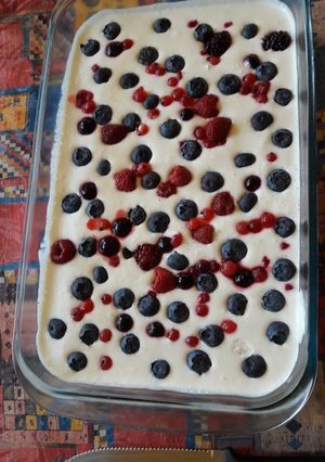 Gyümölcsös túrókrém recept fotója