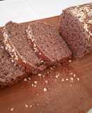 Pan de molde integral con avena