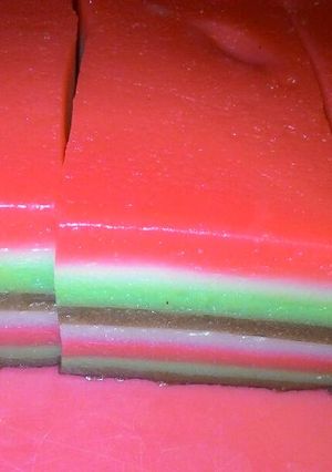 Foto resep Kue lapis (lapisan kesabaran)