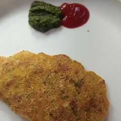 A picture of Besan Chilla.