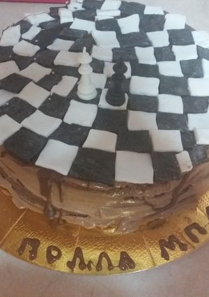 Φωτογραφία της συνταγής Τούρτα σκάκι γενεθλίων