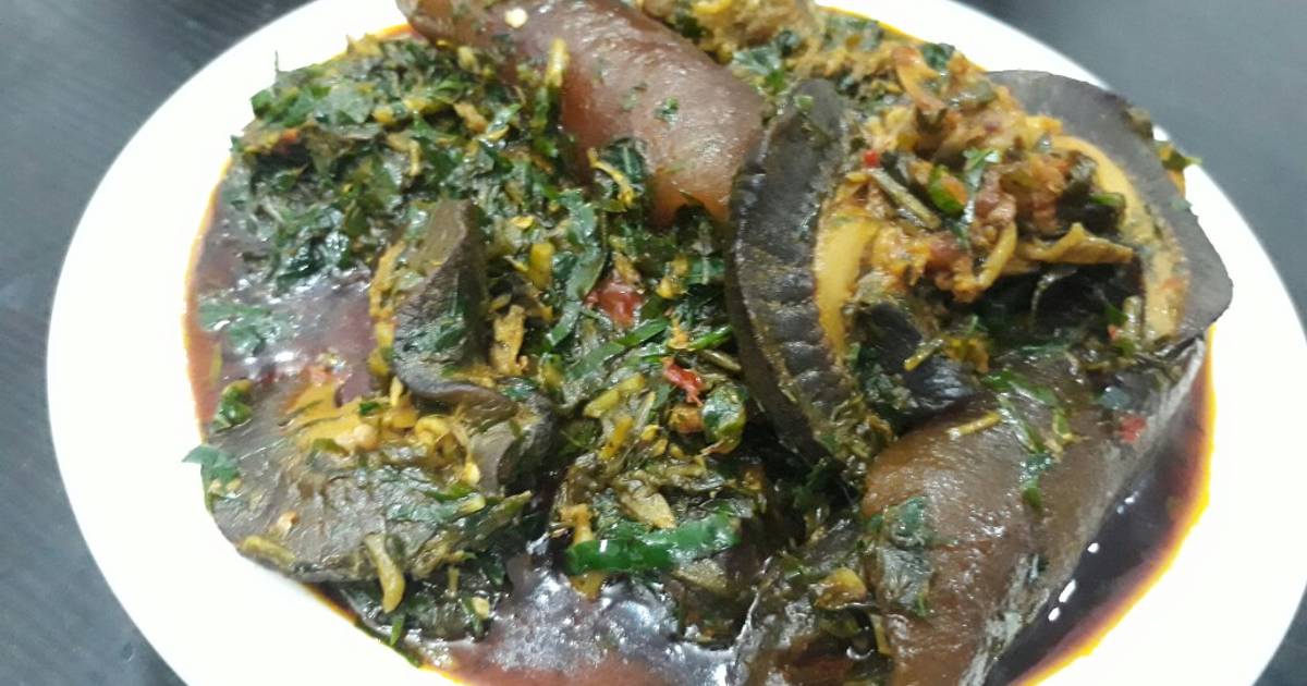 Afang soup Recipe by Udoka Anyanwu - Cookpad