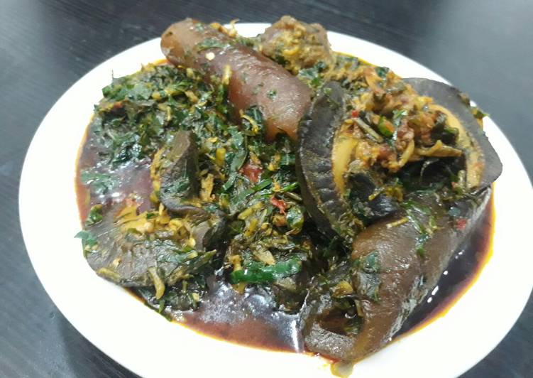 Easiest Way to Prepare Any-night-of-the-week Afang soup | This is Recipe So Trending You Must Undertake Now !!