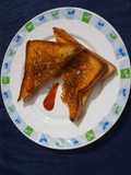 Schezwan bread sandwich