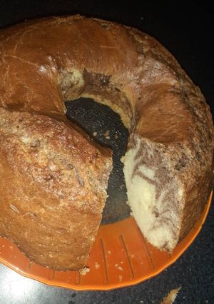 Una foto de Bizcochuelo Marmolado