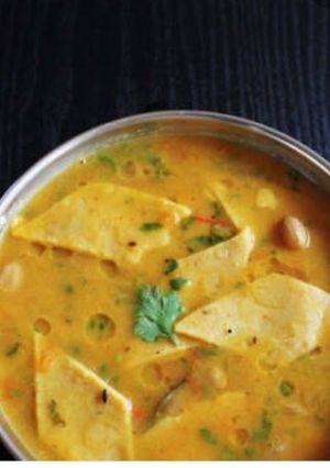 A picture of Gujarati Dal Dhokli.