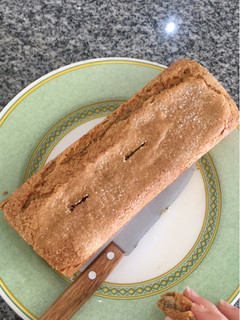 Una foto de Budín de banana vegano