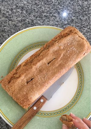Una foto de Budín de banana vegano