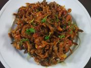 A picture of turmeric sabji