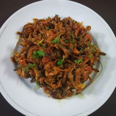 A picture of Karele Ki Sabzi.