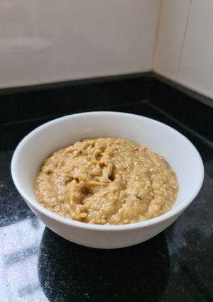 Una foto de Pasta de berenjenas