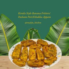 A picture of Crispy Kerala Style Banana Fritters | Pazham Pori | Ethakka Appam.