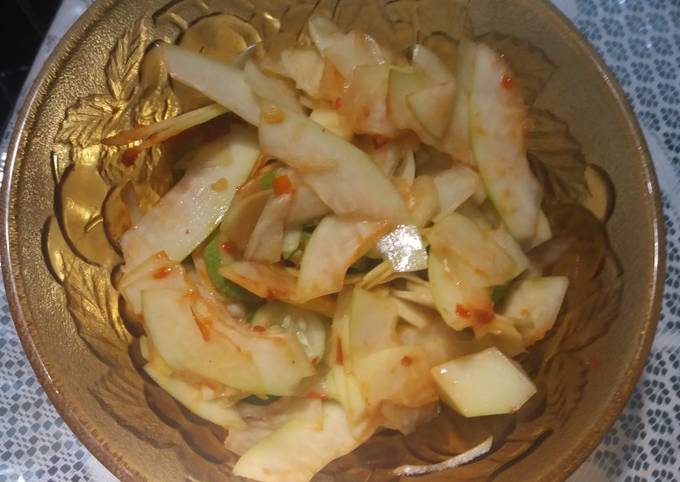 Anti Ribet, Membuat Rujak papaya Dan ketimun sederhana Untuk Jualan