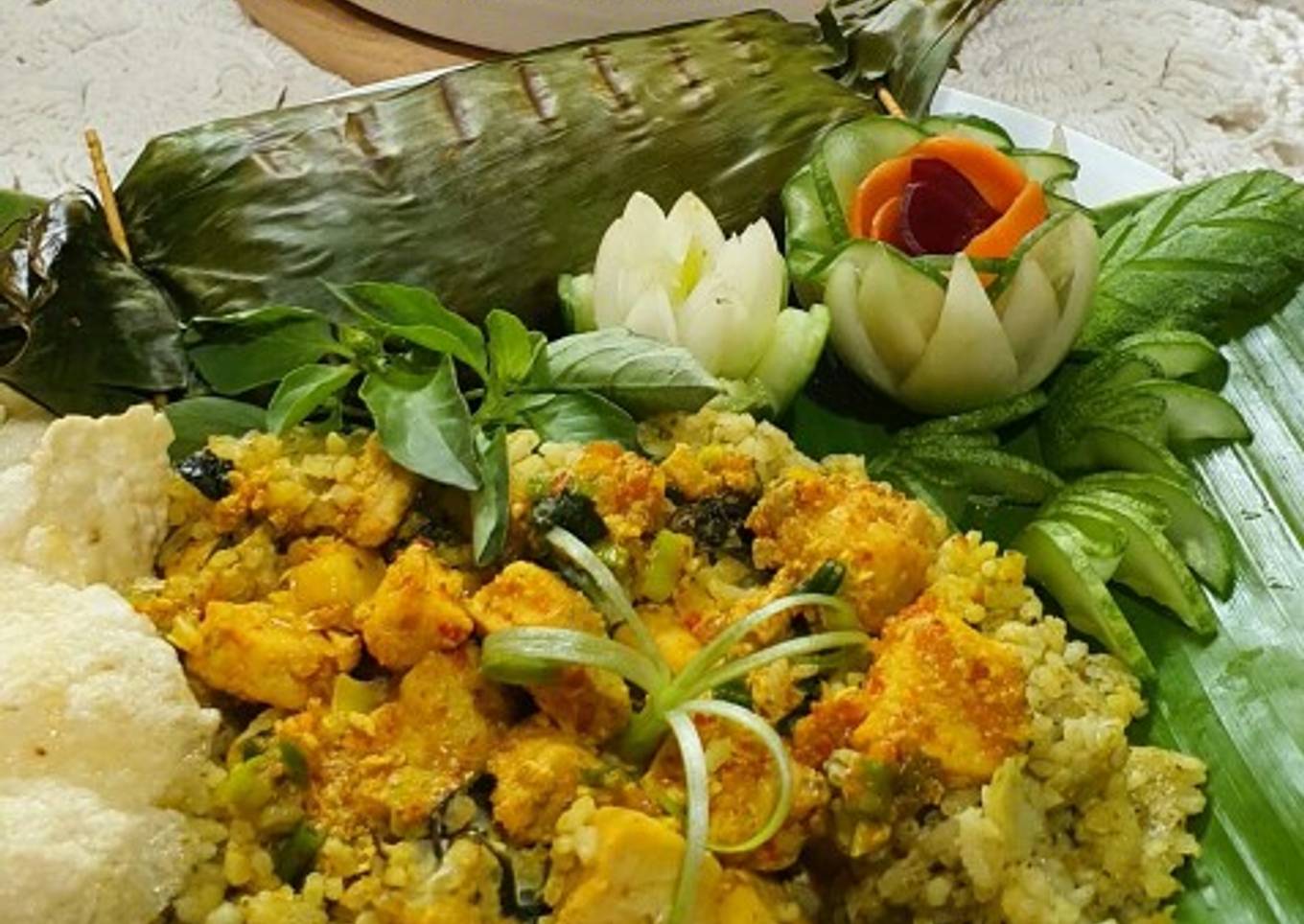 Nasi Bakar Pesto Rica-Rica Tuna