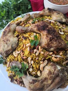 صورة لوصفة كبسة الدجاج