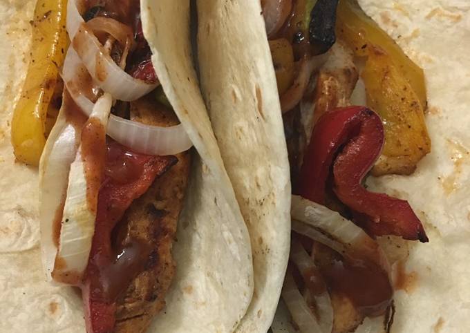 Steps to Prepare Super Quick Homemade Grilled chicken fajitas