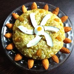 A picture of Lauki ka halwa.
