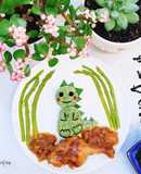 Đùi vịt khìa sốt táo