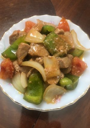 Hình của món Cá ngừ đại dương lúc lắc.