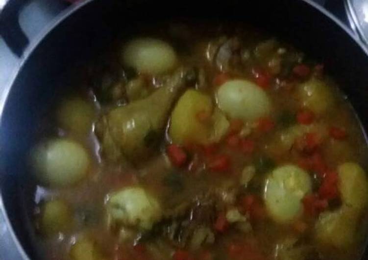Recipe of Quick Chicken sauce with eggs