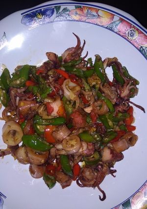Foto resep Cumi goreng cabe ijo