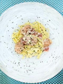 Foto resep Simple Creamy Carbonara Pasta
