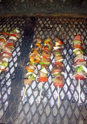 Una foto de Brochetas