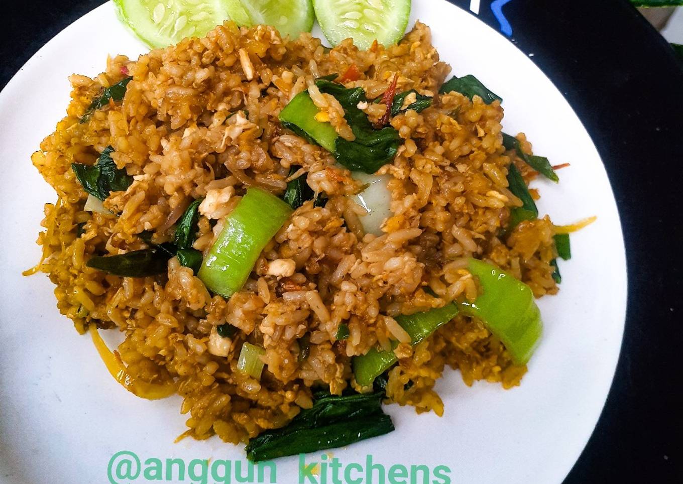 Nasi Goreng Telur mix sawi