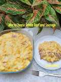 Mac n Cheese Smoke Beef and Sausage