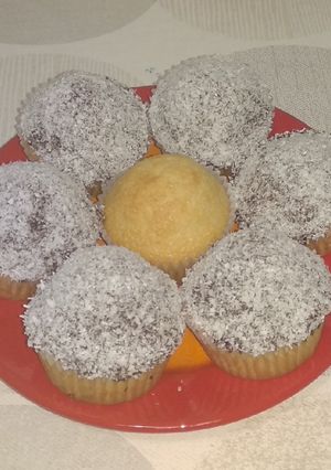 Kókuszkocka muffin recept fotója