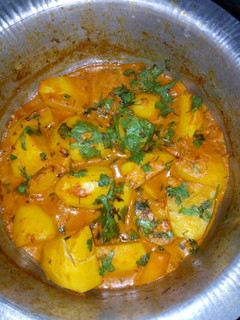 A picture of Coconut Curry Potatoes.