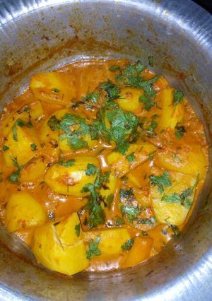 A picture of Coconut Curry Potatoes.