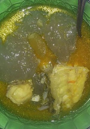 Foto resep Papeda kuah kuning segar