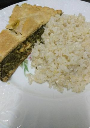 Una foto de Tarta de acelga (masa casera)