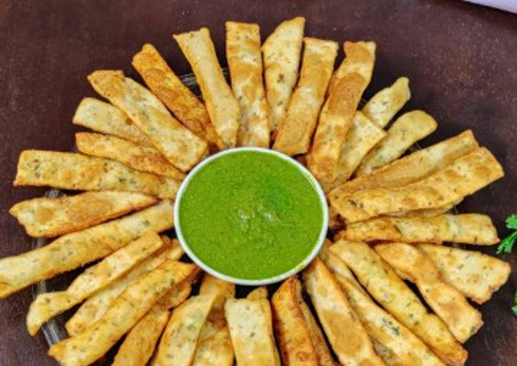 Recipe of Ultimate Aloo Ajwain sticks(savoury sticks)