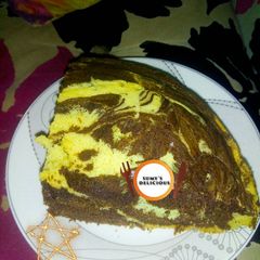 A picture of Zebra cake.