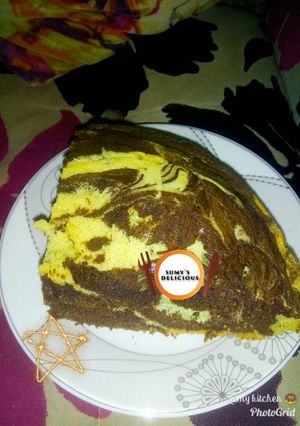 A picture of Zebra cake.