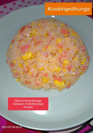 Foto resep Nasi Goreng Mentega (Sarapan Anak/Keluarga Simple)