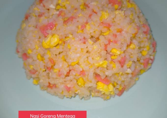 Nasi Goreng Mentega (Sarapan Anak/Keluarga Simple)