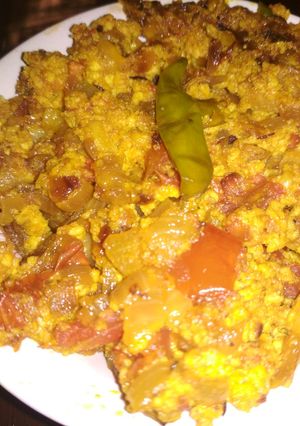 পনির ভুর্জি (Paneer bhurji recipe in Bengali) রেসিপির প্রধান ছবি
