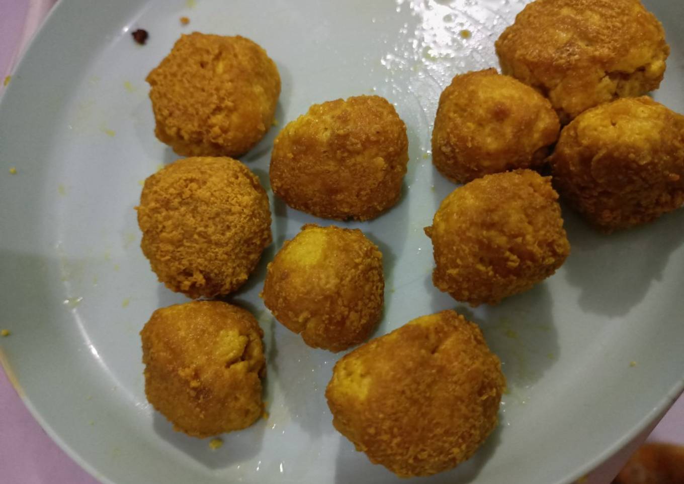Perkedel tahu kuning lezat simple