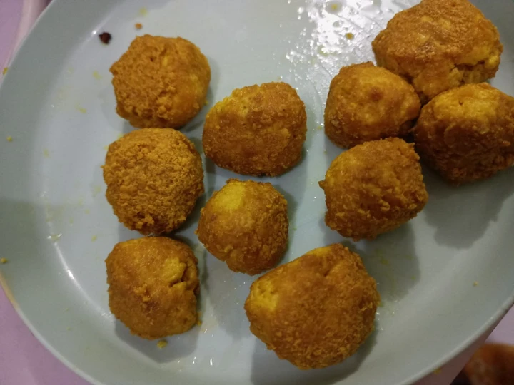 Cara Mudah Membuat Resep Perkedel tahu kuning lezat simple yang Enak Banget Anti Ribet, Menggugah Selera