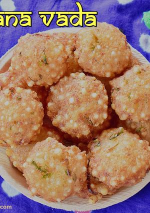 A picture of Sabudana vada (sago vada).
