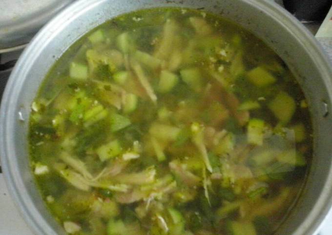 Descubrir 93+ imagen sopa de verduras verdes receta